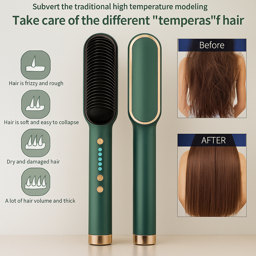 3-in-1 Hair Styling Brush – For Effortless Grooming Every Day